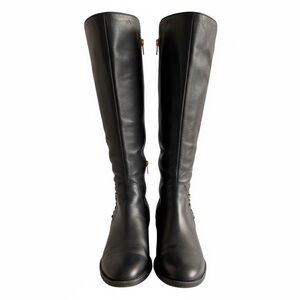 Vince Camuto Black Leather Boots – Size 6.5
